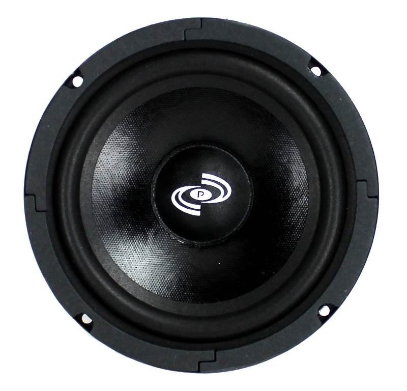 Pyle 6.5" 300W Car Mid Bass MidRange Woofer Audio Speaker 8 Ohm Black (Open Box)