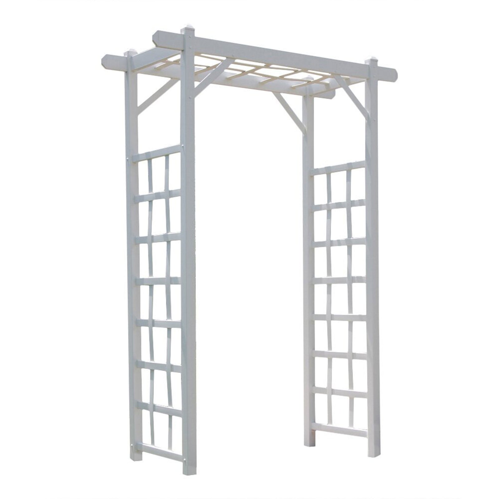 Dura-Trel Outdoor Gardening PVC Vinyl 57 x 85 x 22 inches Elmwood Arbor (Used) - VMInnovations