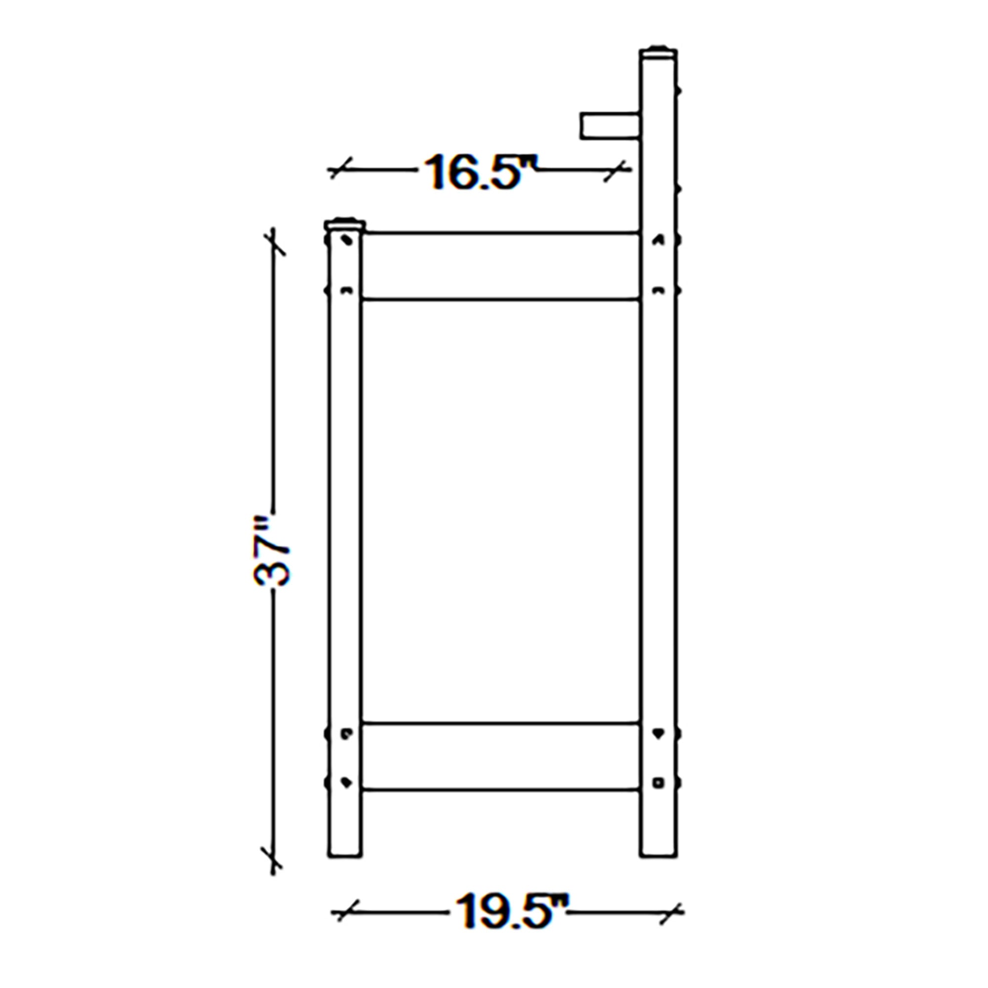 Dura-Trel Gardening Heavy Duty PVC Vinyl Greenfield Potting Bench, White (Used) - VMInnovations