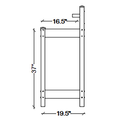 Dura-Trel Outdoor Table Potting Bench for Gardening Supplies, White (For Parts) - VMInnovations