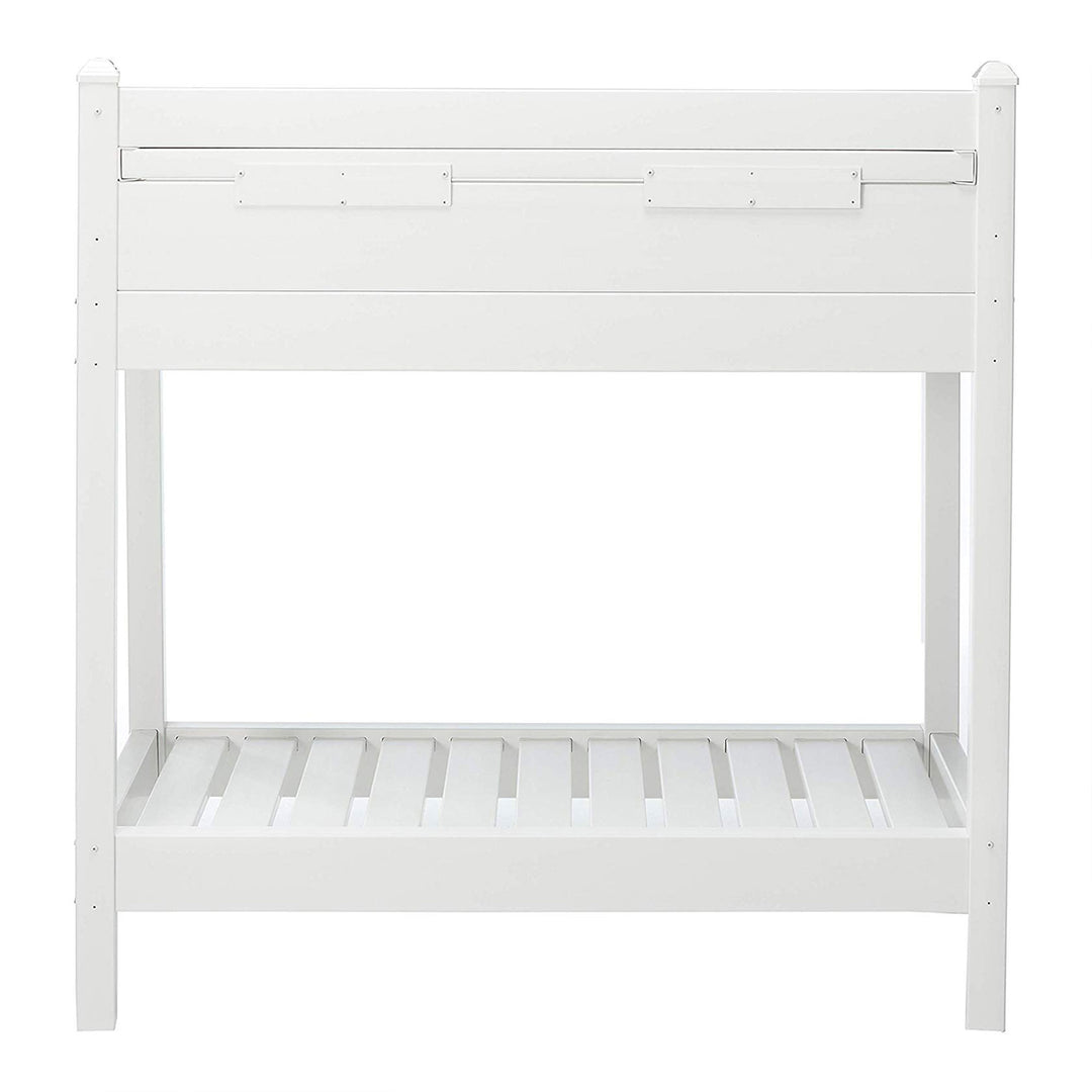 Dura-Trel Outdoor Table Potting Bench for Gardening Supplies, White (For Parts)