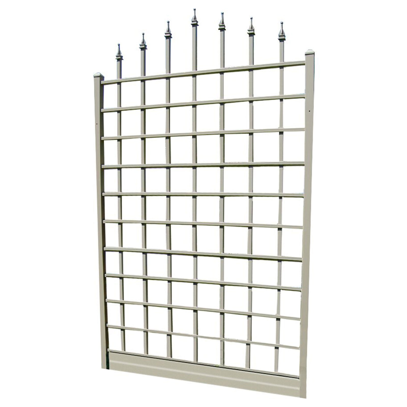Dura-Trel Winchester 57 x 95 Inch PVC Vinyl Outdoor Garden Patio Trellis, White - VMInnovations