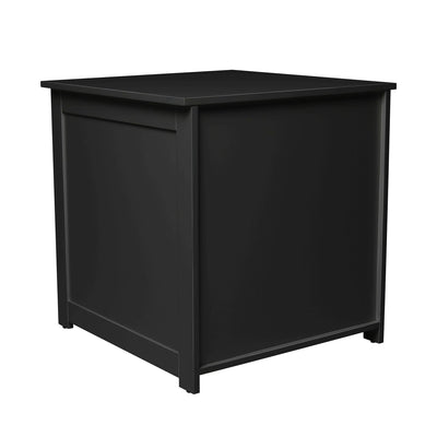 zoovilla Kitty Litter Loo Indoor Hidden Litter Box Furniture Enclosure, Black (2 Pack)