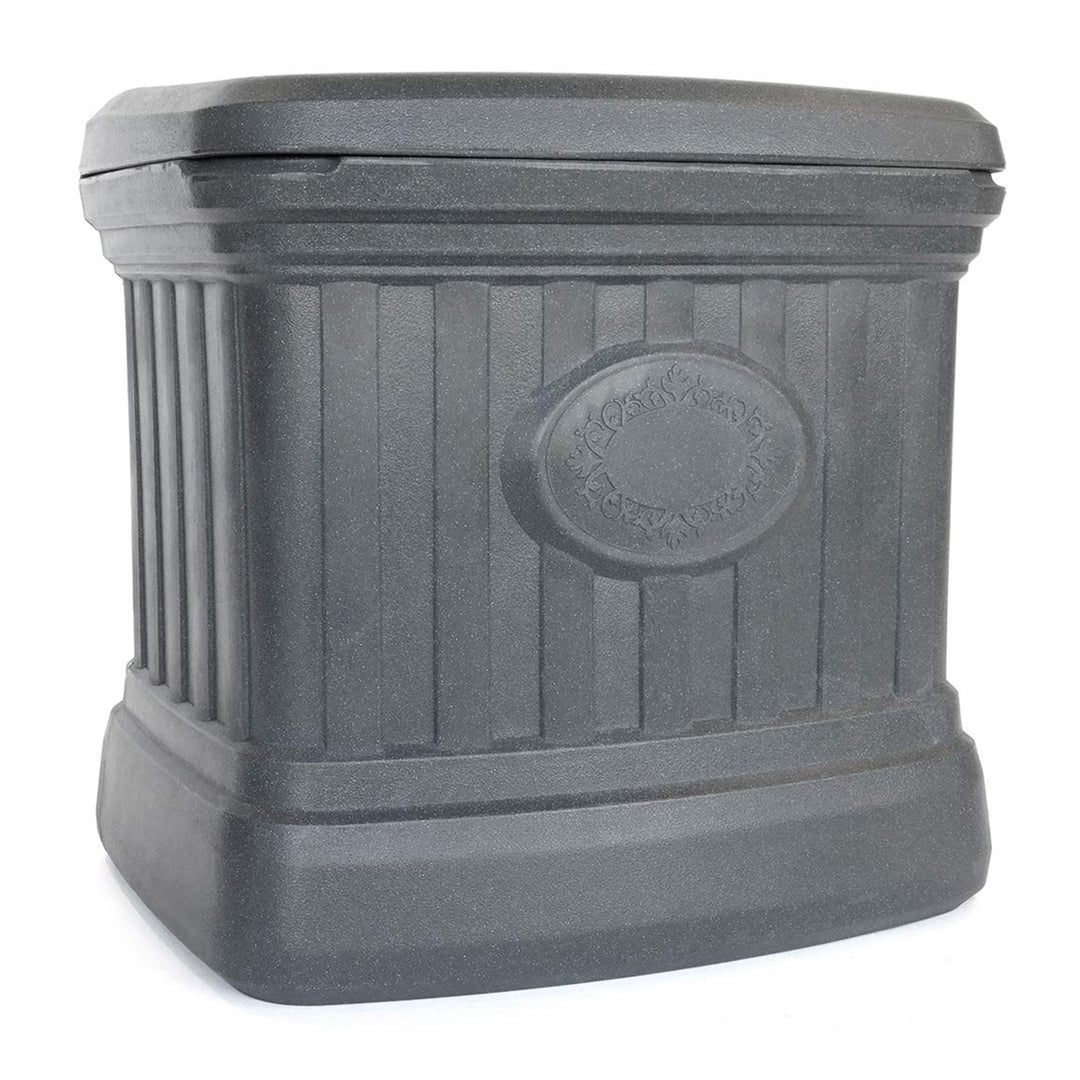 FCMP SB120-GRY-S 20 Gal. Sand, Salt, Ice Melt Outdoor Storage Bin (Open Box) - VMInnovations