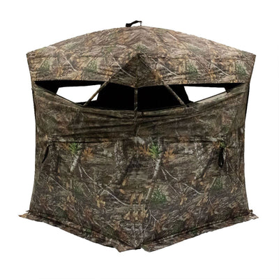 Rhino Blinds RealTree Edge 3 Person Game Hunting Ground Blind, RealTree (Used) - VMInnovations
