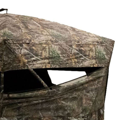 Rhino Blinds RealTree Edge 3 Person Game Hunting Ground Blind, RealTree (Used) - VMInnovations