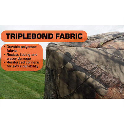 Rhino Blinds RealTree Edge 3 Person Game Hunting Ground Blind, RealTree (Used) - VMInnovations
