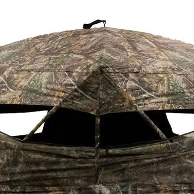 Rhino Blinds RealTree Edge 3 Person Game Hunting Ground Blind, RealTree (Used) - VMInnovations