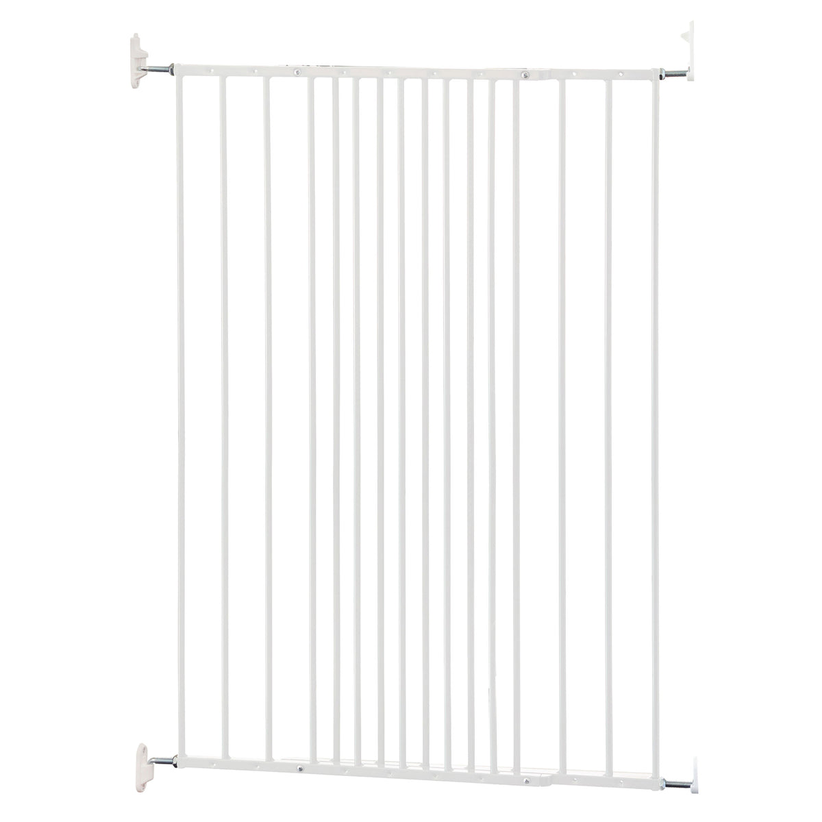 BabyDan Pet Design Tall 42 In Wall Mounted Pet Safety Gate, White (Open Box)