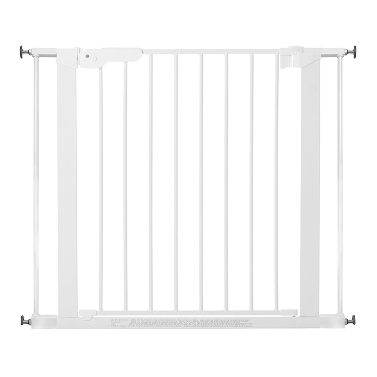 BabyDan Premier 28.9-36.7" Doorway Baby Gate, White w/ Two 2 x 2.6" Extensions