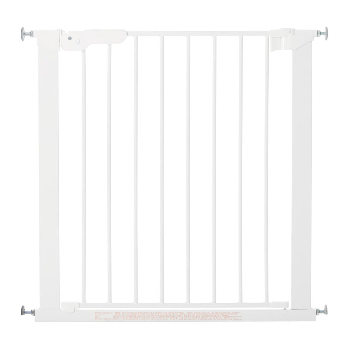 BabyDan Premier 28.9-36.7" Doorway Baby Gate, White w/ Two 2 x 2.6" Extensions