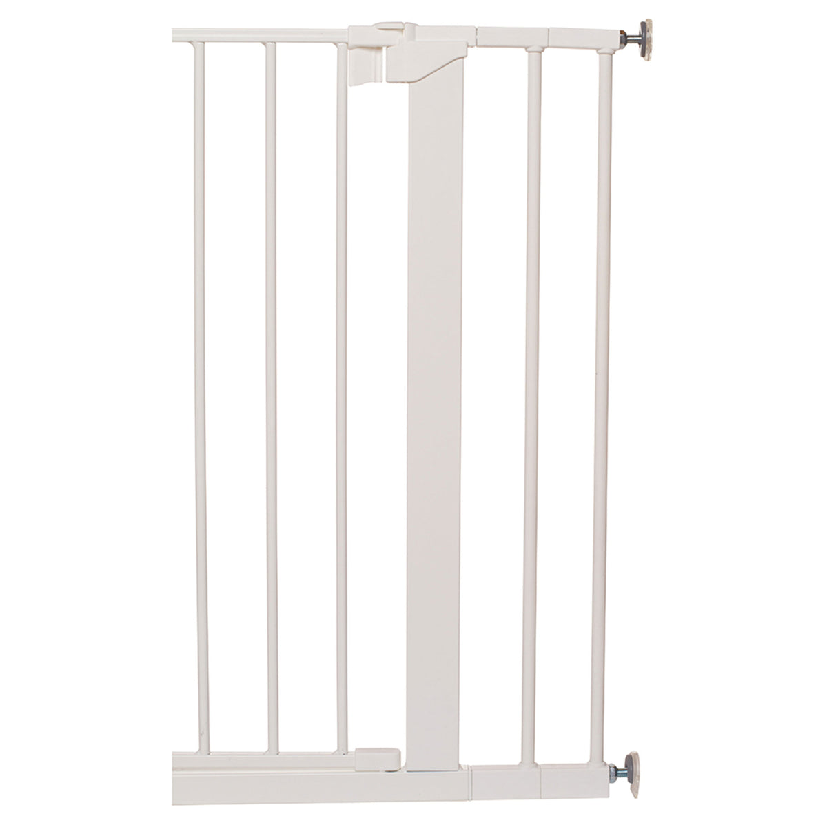 BabyDan Premier 28.9-36.7" Doorway Baby Gate, White w/ Two 2 x 2.6" Extensions