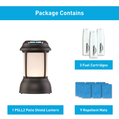 Thermacell Outdoor Bristol Mosquito Repeller Lantern and Refill Packs (2-Pack)