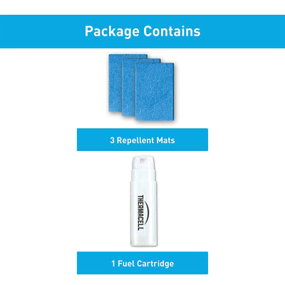Thermacell Outdoor Insect Repeller & 12-Hour Mosquito Shield Refill (2 Pack)