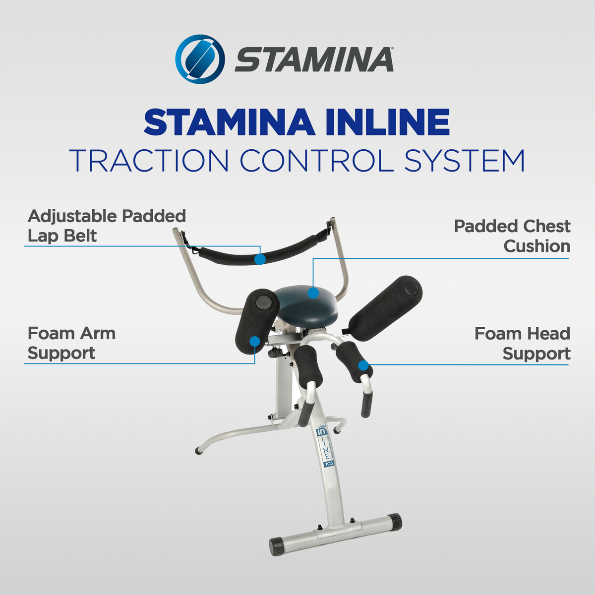 Stamina Products Inline Traction Control System, Spinal Decompression (Open Box)