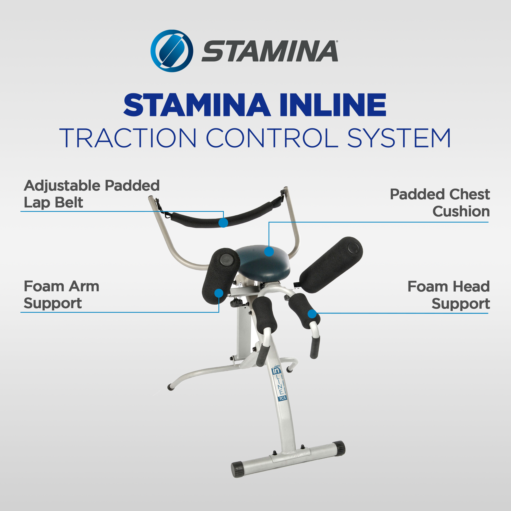 Stamina Products Inline Traction Control System, Spinal Decompression (Open Box)