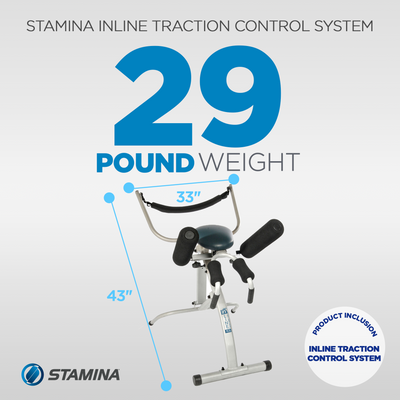 Stamina Products Inline Traction Control System, Spinal Decompression (Open Box)