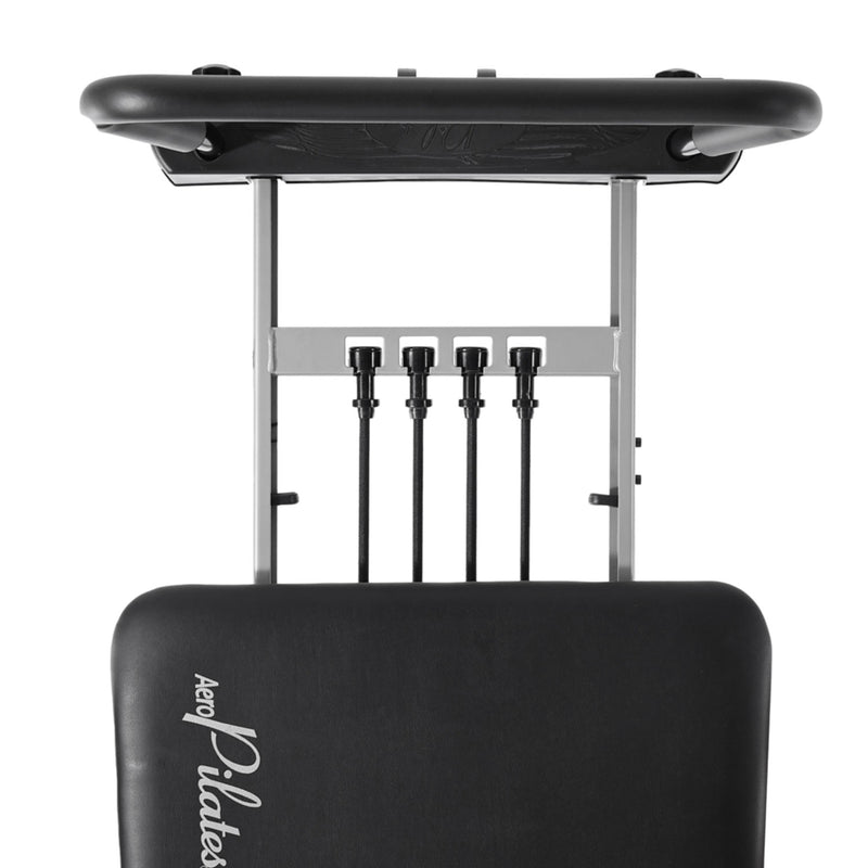 Aero Pilates Foldable Reformer Fitness Machine with Cardio Rebounder (Open Box)