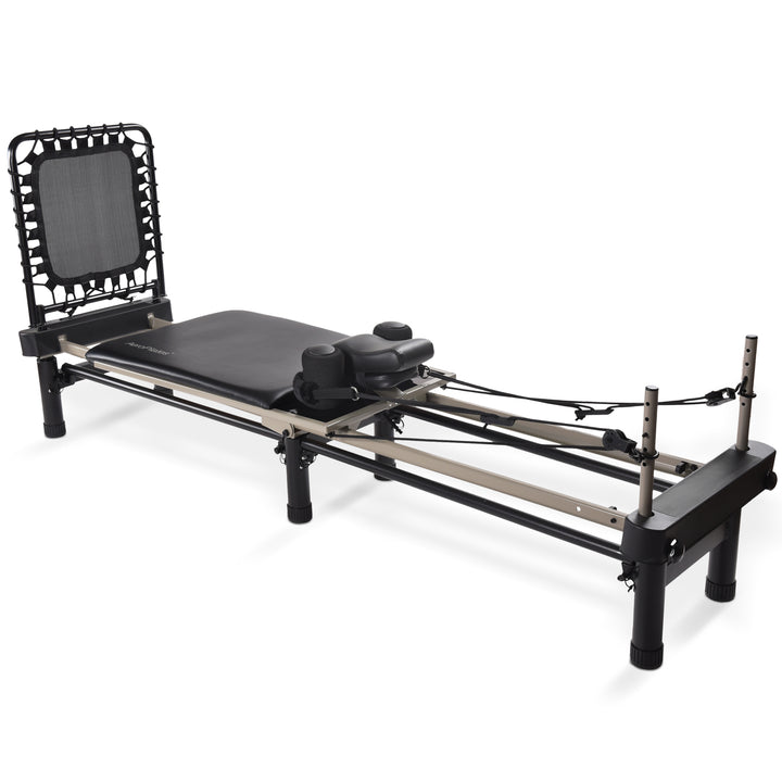 AeroPilates Premier Foldable Reformer Pilates Board Machine w/ Cardio Rebounder
