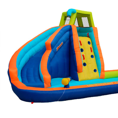 Banzai Hyper Drench 8-in-1 Giant Inflatable Water Slide Park Bounce House (Used)