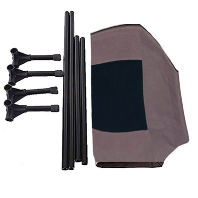 K&H Pet Products Bolster Elevated Cot Pet Bed with Padded Sides, Brown, Medium