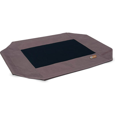 K&H Pet Products Bolster Elevated Cot Pet Bed with Padded Sides, Brown, Medium