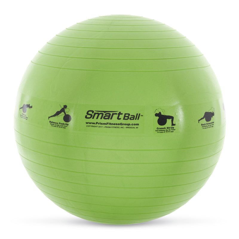 Prism Fitness 65cm Smart Self-Guided Stability Exercise Ball, Yellow (Open Box)