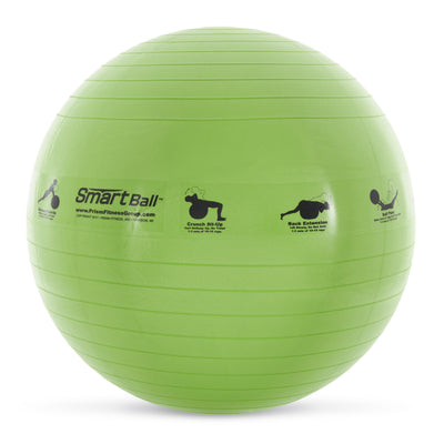 Prism Fitness 23 Inch Smart Self-Guided Fitness Stability Exercise Ball, Green - VMInnovations