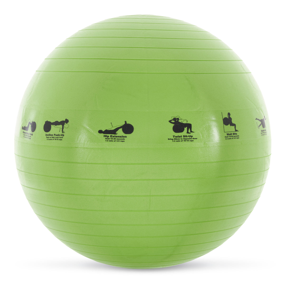 Prism Fitness 65cm Smart Self-Guided Stability Exercise Ball, Yellow (Open Box) - VMInnovations