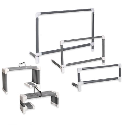 Prism Fitness 21-36 In Adjustable-Height Workout Hurdles, Set of 3 (Open Box) - VMInnovations