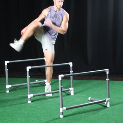 Prism Fitness 21-36 In Adjustable-Height Workout Hurdles, Set of 3 (Open Box) - VMInnovations