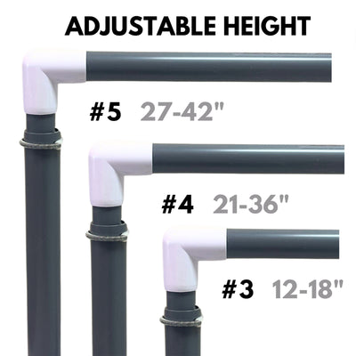 Prism Fitness 27 - 42 In Smart Adjustable-Height Hurdles, Set of 3 (For Parts)