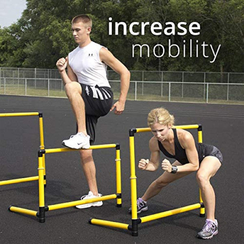 Prism Fitness 27 to 42 Inches Adjustable-Height Workout Hurdles, Set of 3 (Used)