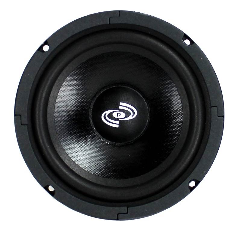 2) Pyle PDMR6 6.5" 600W Car Mid Bass MidRange Woofer Audio Speakers 8 Ohm Black