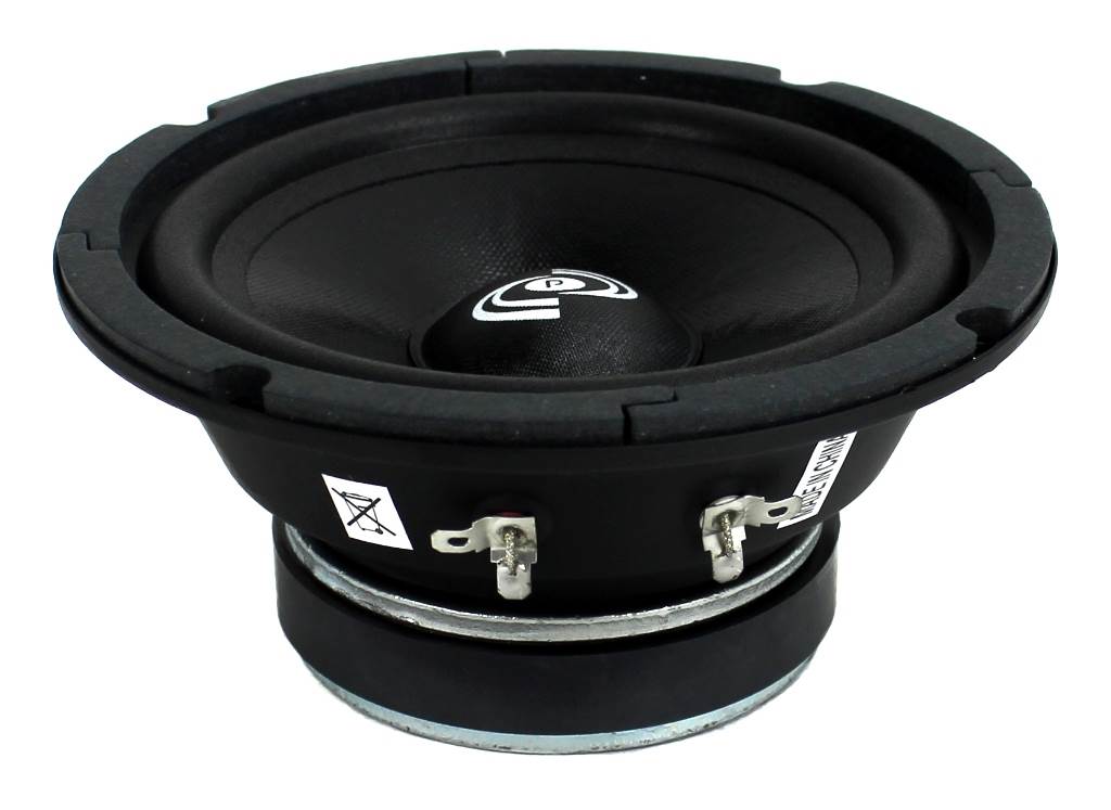 2) Pyle PDMR6 6.5" 600W Car Mid Bass MidRange Woofer Audio Speakers 8 Ohm Black