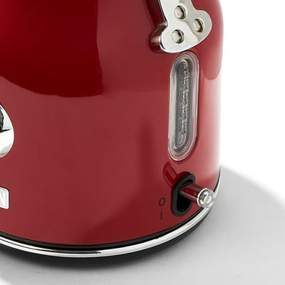 Haden Dorset 1.7 Liter Electric Water Kettle with 360-Degree Base, Rectory Red - VMInnovations