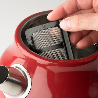 Haden Dorset 1.7 Liter Stainless Steel Electric Kettle, Red (Open Box)