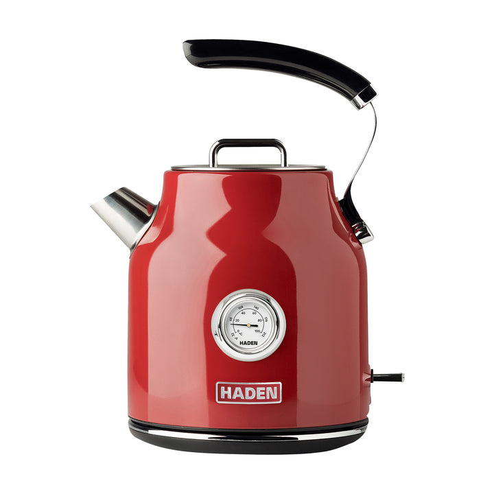 Haden Dorset 1.7 Liter Stainless Steel Electric Kettle, Red (Open Box)