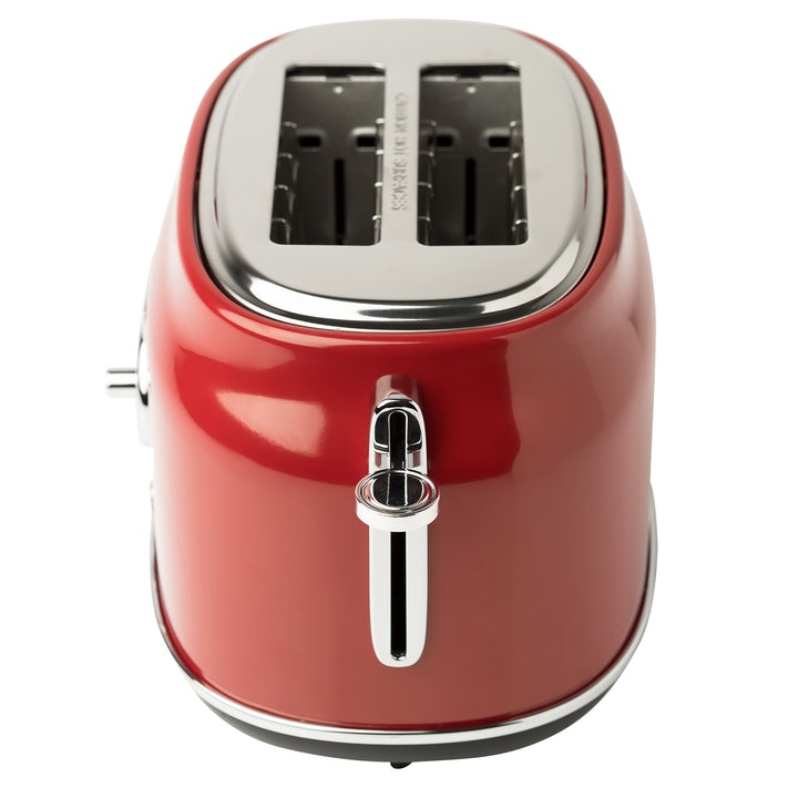 Haden Dorset 2 Slice Wide Slot Stainless Steel Toaster, Rectory Red