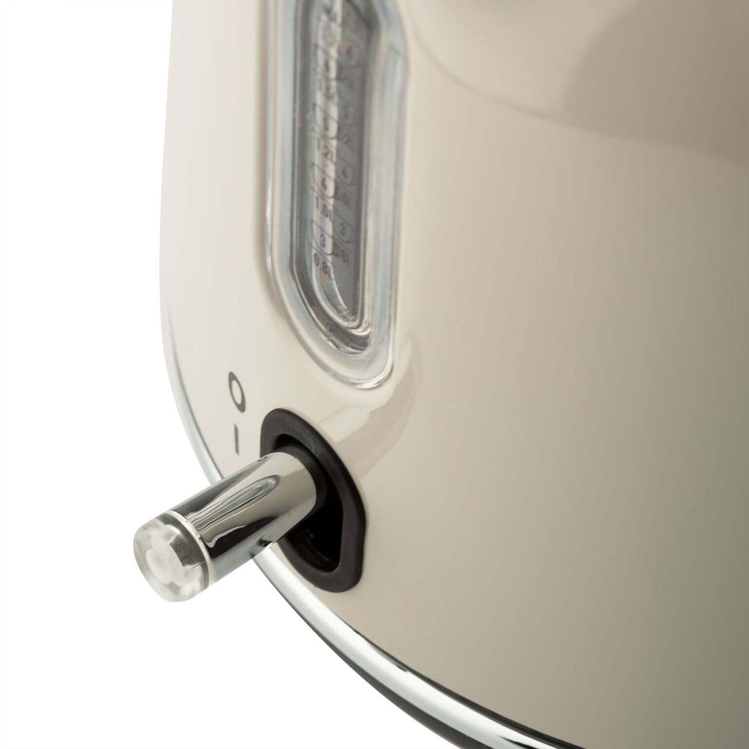 Haden Dorset 1.7L Stainless Steel Kettle with Auto Shut Off, Beige (Open Box) - VMInnovations