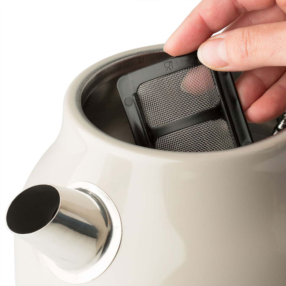 Haden Dorset 1.7 Liter Electric Kettle with Auto Shut Off, Beige (Used)