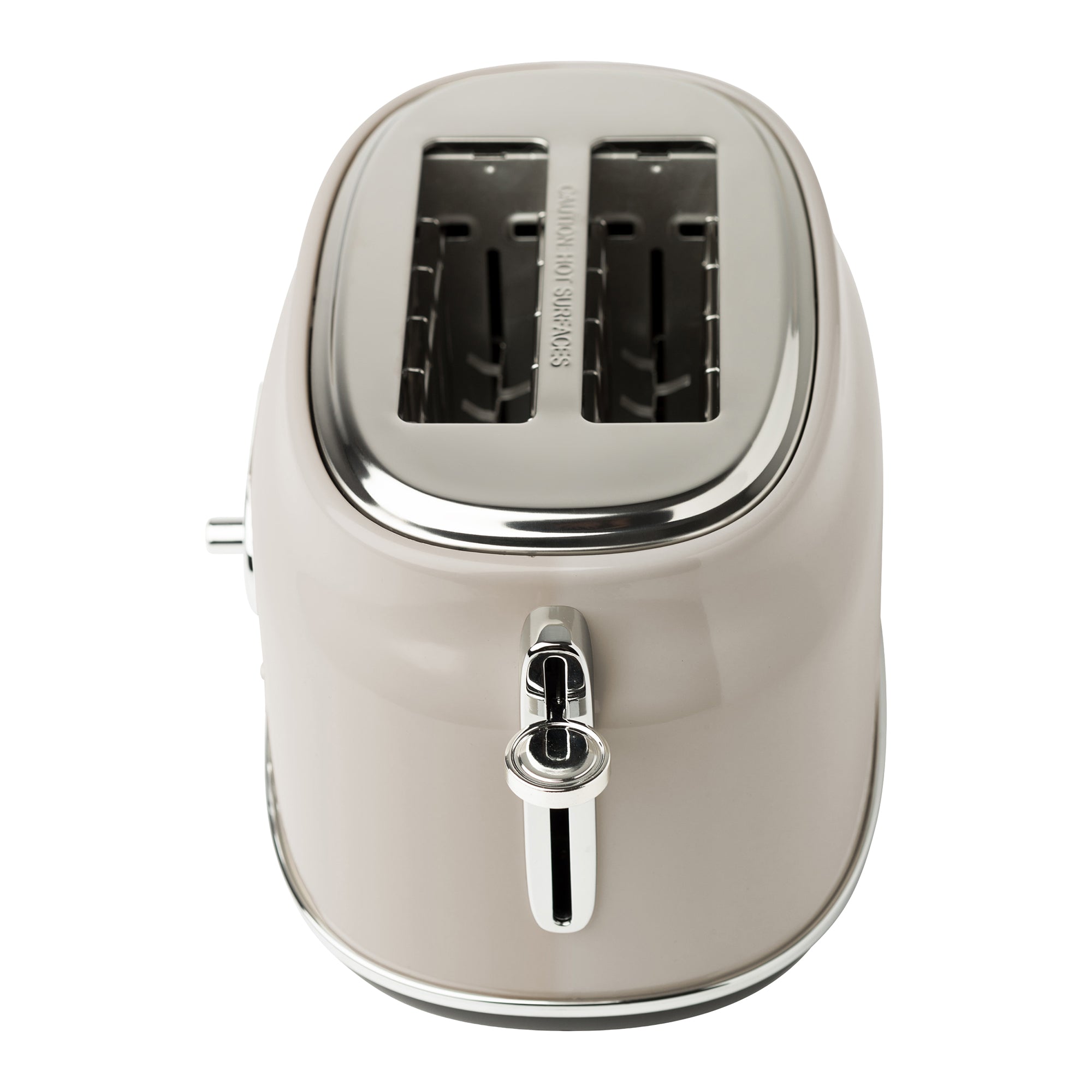 Haden Dorset Wide Slot Stainless Steel 2-Slice Toaster, Putty Beige (Open Box)