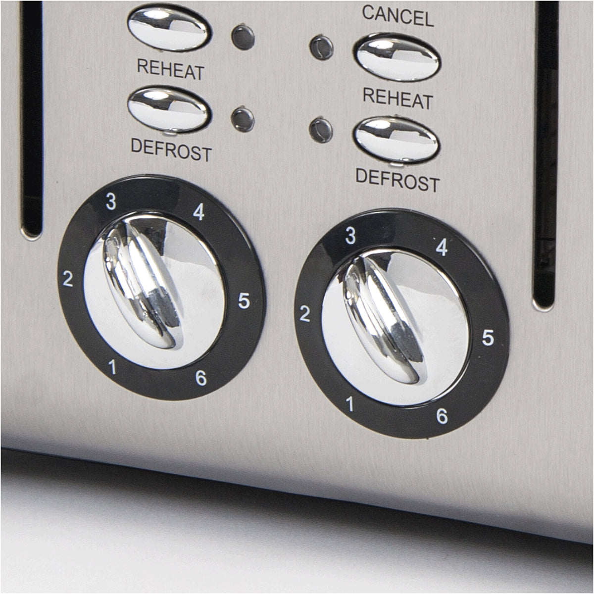 Haden Cotswold 4-Slice Wide Slot Stainless Steel Body Retro Toaster, Sage Green - VMInnovations