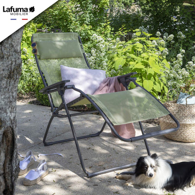 Lafuma LFM3118-8557 Futura Series Zero Gravity Lounge Recliner, Green (Used) - VMInnovations