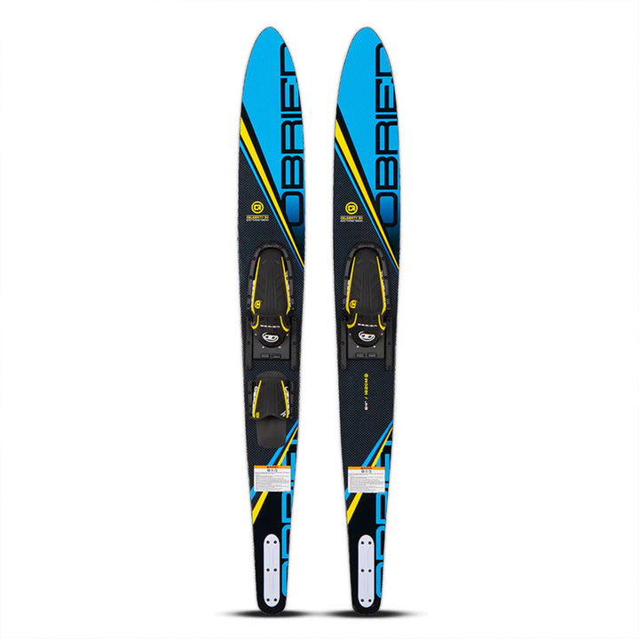 O'Brien Watersports Adult 64 inches Celebrity Water skis, Blue Black (Open Box)