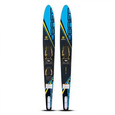 O'Brien Watersports Adult 64 inches Celebrity Water skis, Blue Black (Open Box)