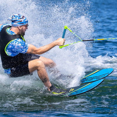 O'Brien Watersports Adult 64 inches Celebrity Water skis, Blue Black (Open Box)
