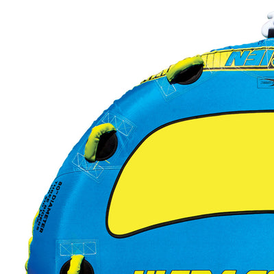 O'Brien Ultra Screamer Inflatable Towable Water Tube for Boating, 1-3 Riders - VMInnovations