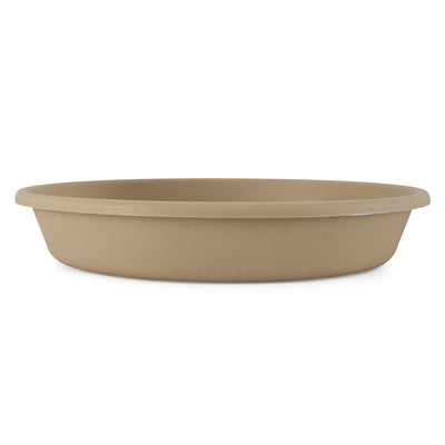 HC Companies Classic Plastic 24 In Round Flower Pot Saucer, Sandstone (Open Box)