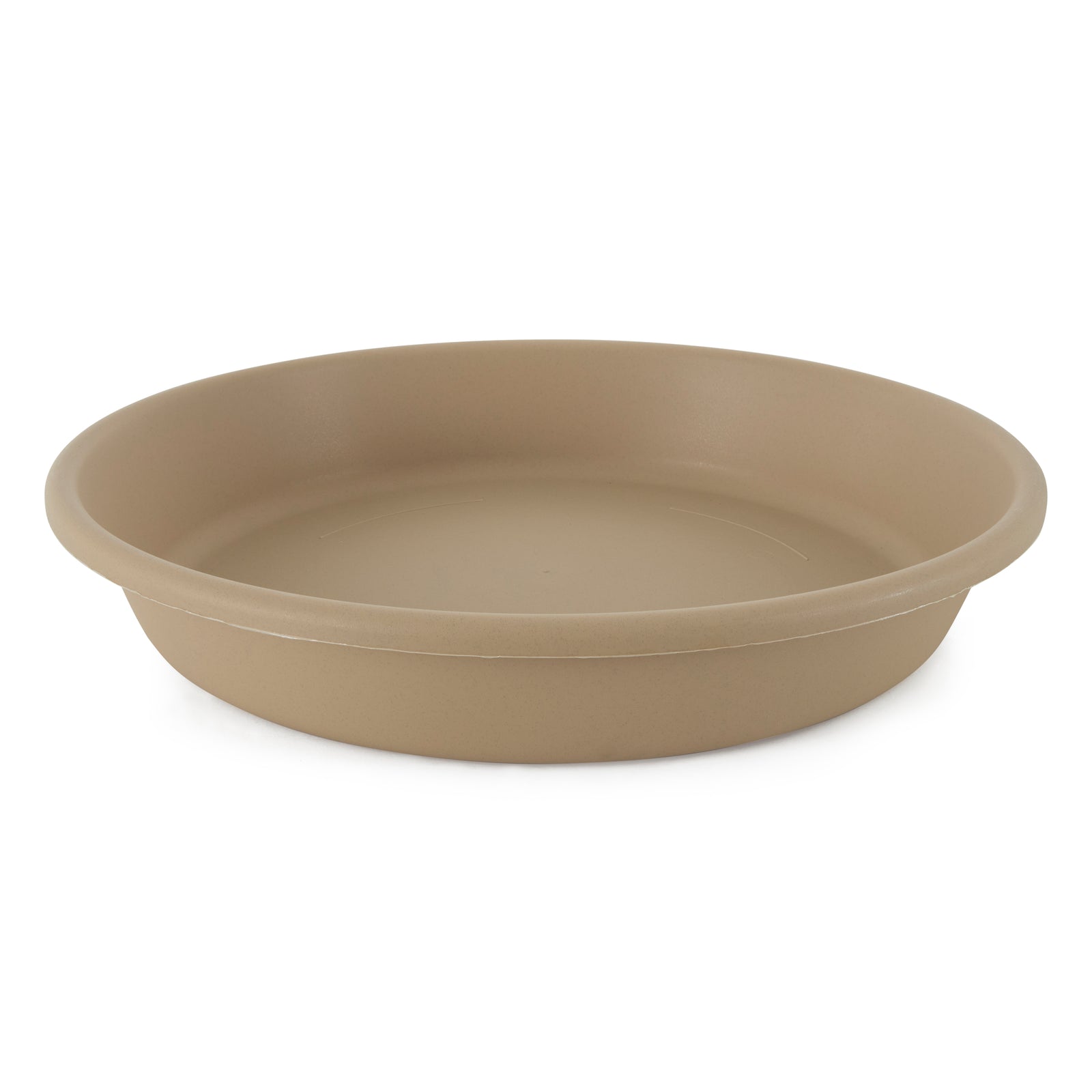 The HC Companies 21 Inch Planter Saucer for Classic Pot Containers, Sandstone - VMInnovations